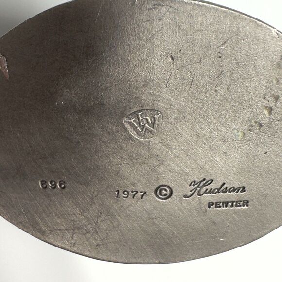 Hudson Mother and Baby Pewter Penguin Figure 1977 70s - Picture 7 of 9